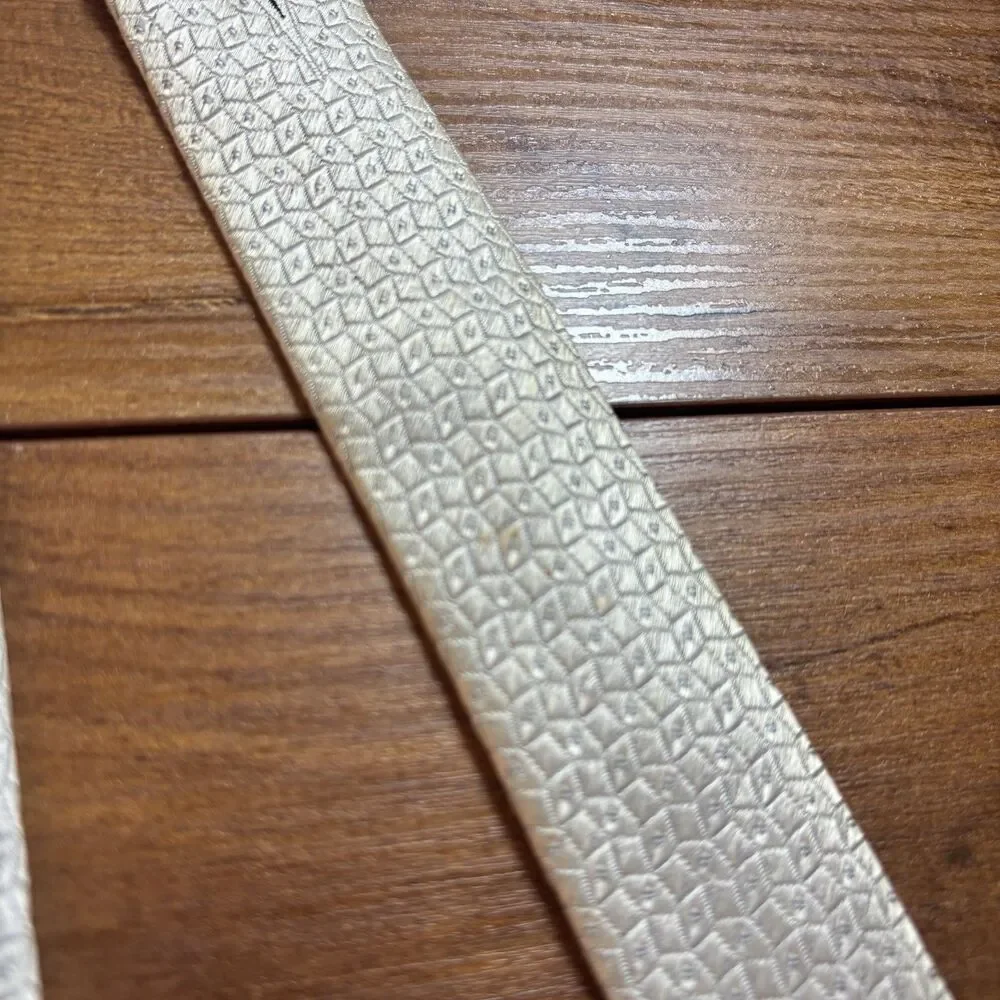 VTG 50s 60s Schlesinger Skinny Ties Lot of 2 Minimalist Rust Orange White NY